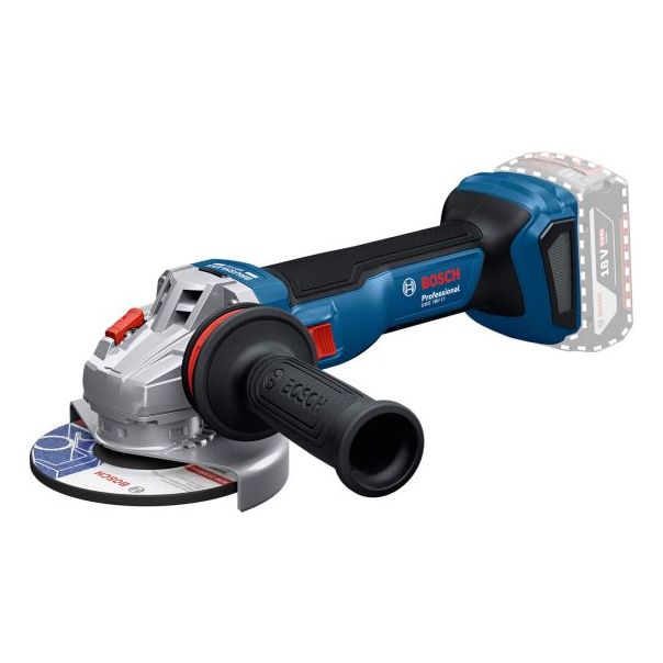 BOSCH Aku ugaona brusilica 125 mm GWS 18V-11 Solo - bez baterije i punjača - 06019N4100