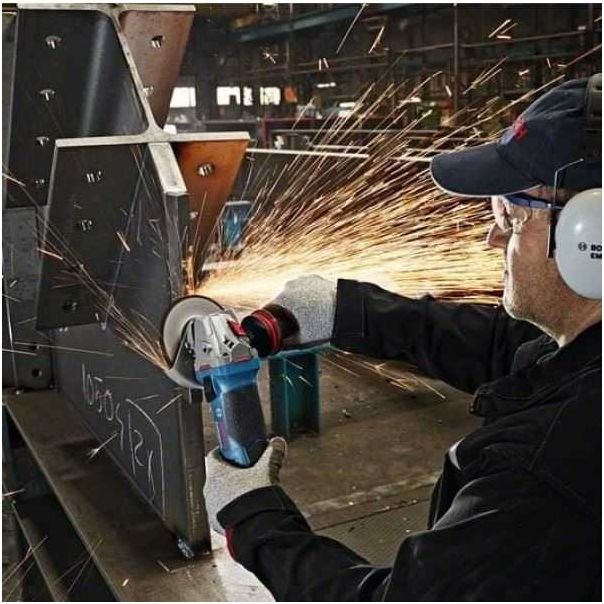 BOSCH Akumulatorska ugaona brusilica GWX 18V-10 SC Solo, 125mm, X-LOCK, L-Boxx - 06017B0400