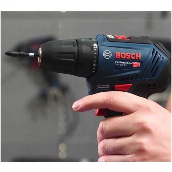 BOSCH Akumulatorska vibraciona bušilica - odvrtač GSB 12V-30 , 2x2,0Ah - 06019G9100