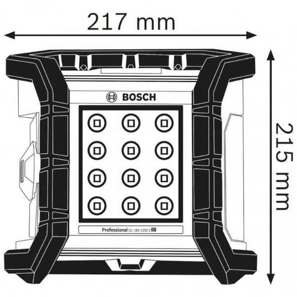 BOSCH Akumulatorski led reflektor GLI 18V-1200 C Solo, bez baterije i punjača - 0601446700