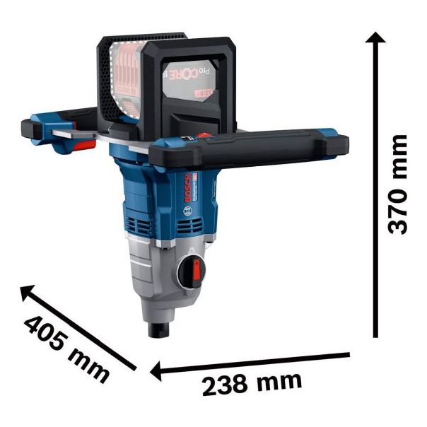 BOSCH Aku mešač GRW 18V-160 Solo, bez baterije i punjača 06011C3000 - 06011C3000
