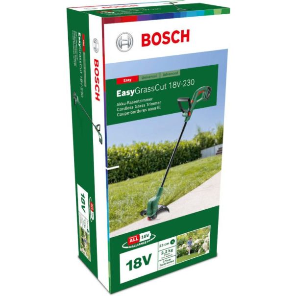 BOSCH Aku trimer za travu EasyGrassCut 18V-230 - bez punjača i baterije - 06008C1A04
