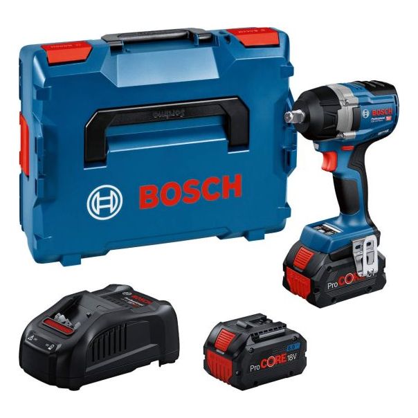 BOSCH Aku udarni odvrtač GDS 18V-750 C; 2x8,0Ah ProCore + punjač + L-BOXX 136 06019L9002 - 06019L9002