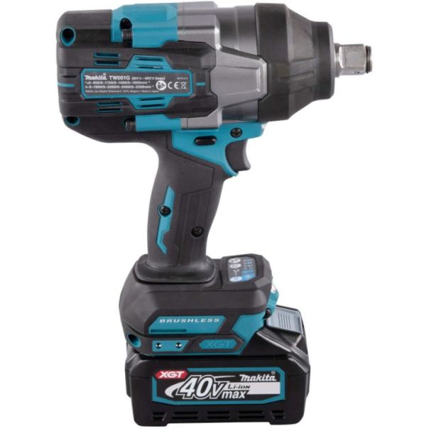 MAKITA Akumulatorski udarni odvrtač  40V XGT 2x4,0Ah TW001GM201 - TW001GM201