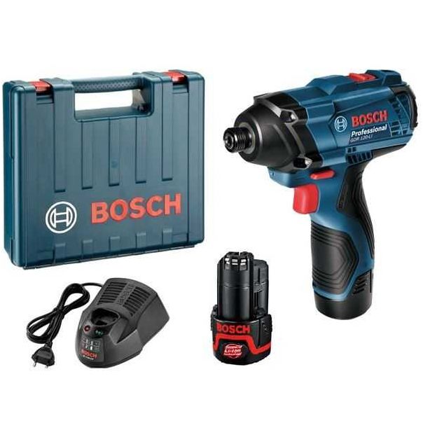 BOSCH Akumulatorski udarni odvrtač GDR 120-Li , 2x1.5Ah - 06019F0001