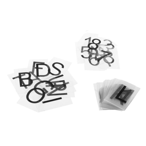 ATMOSPHERA Kutija za poruke 30x5,5x22cm, crna/bela - 146005-1