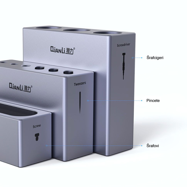 Aluminijumska Qianli toolplus ICUBE multifunkcionalna kutija - 91017