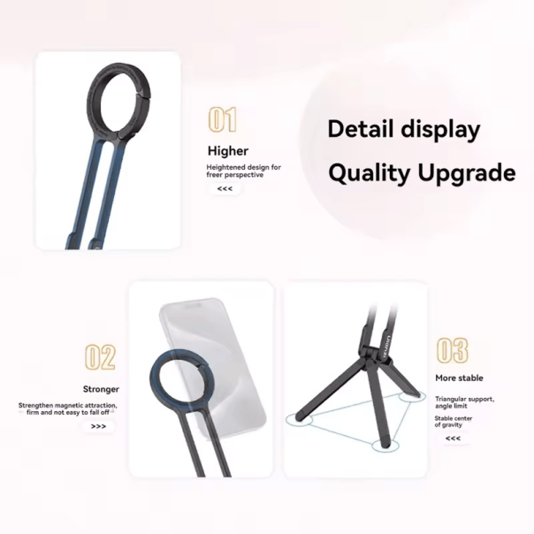 Aluminijumski magnetni držač za telefon RT-777 Alloy - 617739