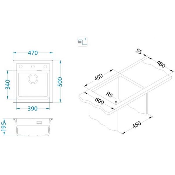 ALVEUS Sudopera Atrox 20 G91 crna - 1131990