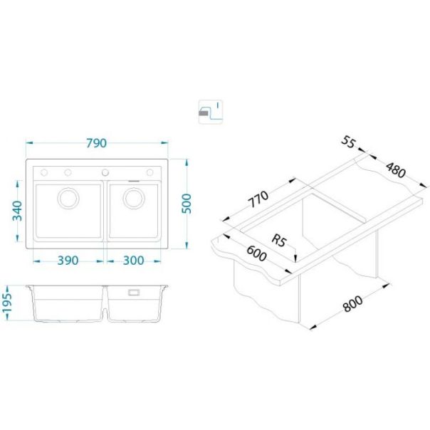 ALVEUS Sudopera Atrox 50 G91 crna - 1132002