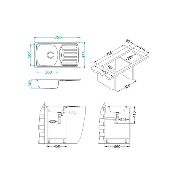 ALVEUS Sudopera Basic 150 fi 90 mat - 1136530