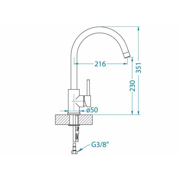 ALVEUS Slavina Elza G11 bela - 1129025