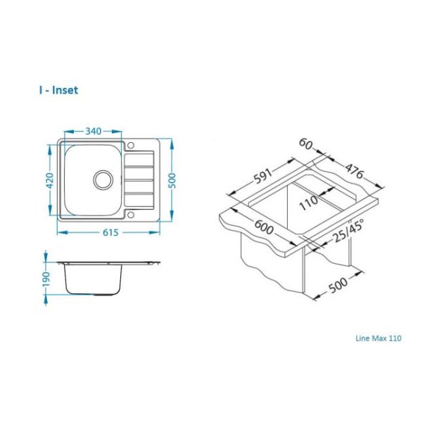 ALVEUS Sudopera Line Max 110 fi 90 mat - 1144603