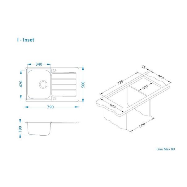 ALVEUS Sudopera Line Max 80 fi 90 mat - 1136608