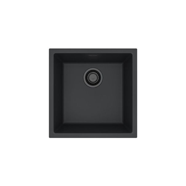 ALVEUS Sudopera Omni 20 G90 crna mat sa crnim sifonom. - 1150050