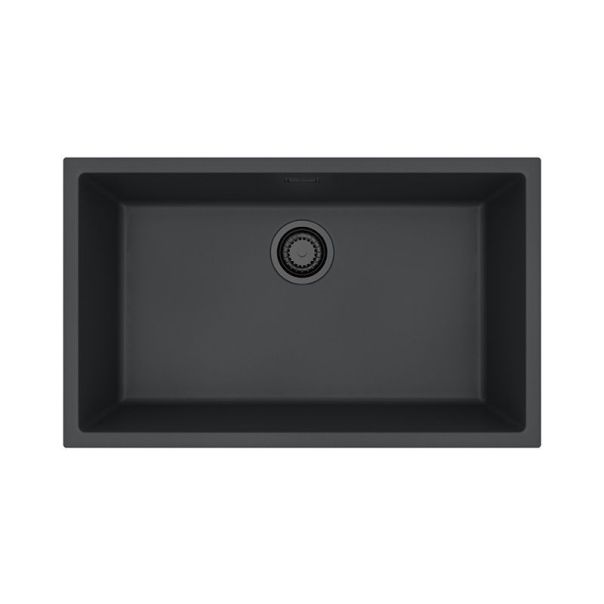 ALVEUS Sudopera Omni 40 G90 crna mat sa crnim sifonom. - 1150064