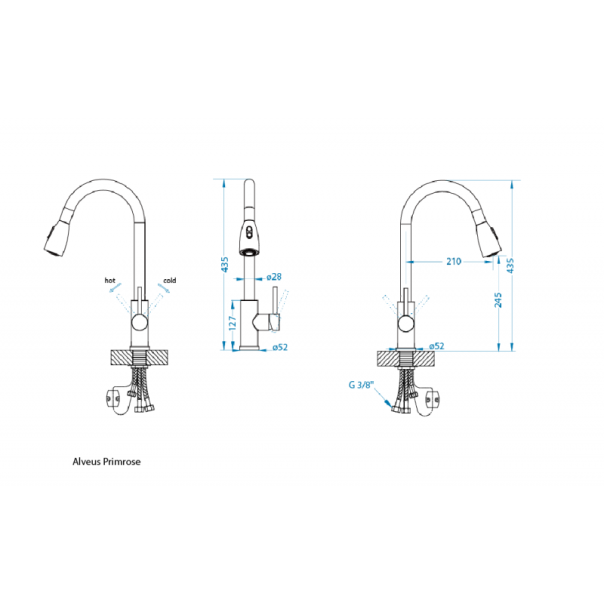 ALVEUS Slavina Primrose G91 crna - 1148264
