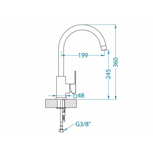 ALVEUS Slavina  Santo G55 bež - 1129040