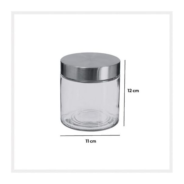 FIVE Tegla s poklopcem 0.75L, staklo/nerđajući čelik - 135296