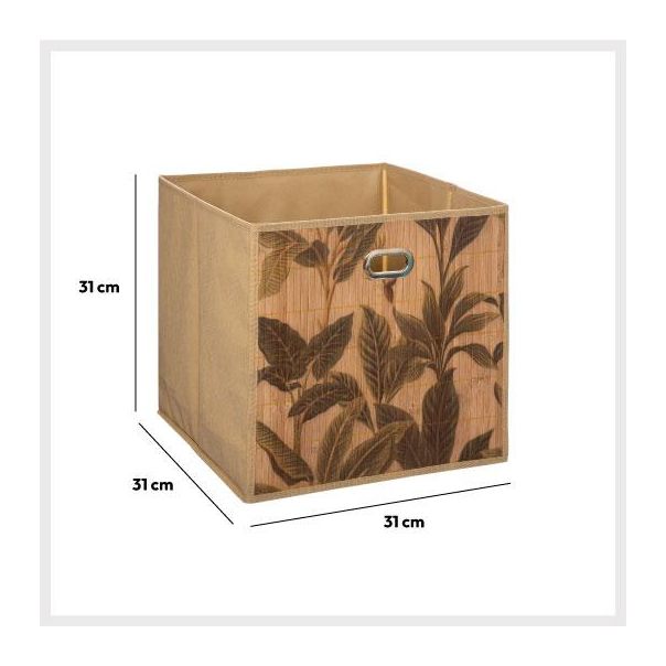 FIVE Kutija za odlaganje 31x31x31cm, braon - 174574