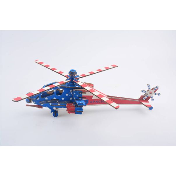 Helikopter američki apač - 3d slagalica - 51-1-1-1