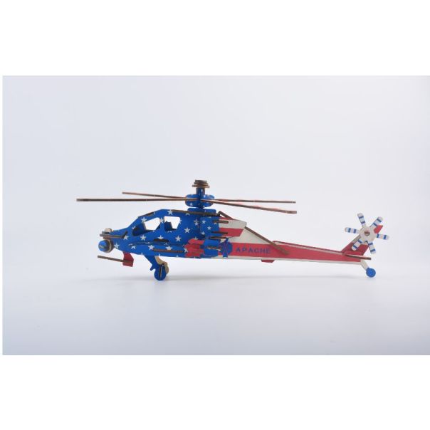 Helikopter američki apač - 3d slagalica - 51-1-1-1