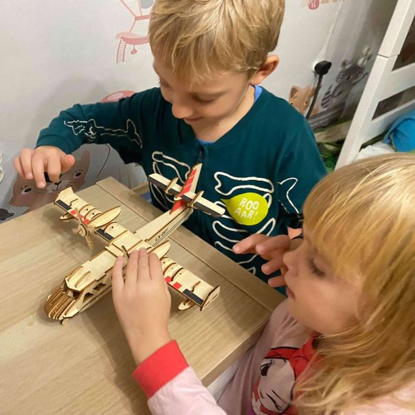 3D drvena slagalica Amfibijski Bombarder - 14