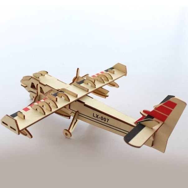 3D drvena slagalica Amfibijski Bombarder - 14