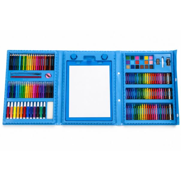 Set za crtanje sa 208 artikala, sa štafelajem i koferom - EP3221799