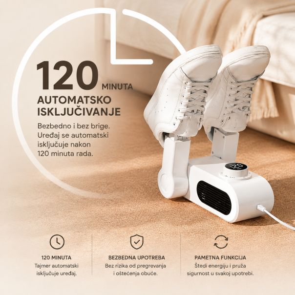 Električni sušač za obuću sa UV sterilizacijom - EP3221814