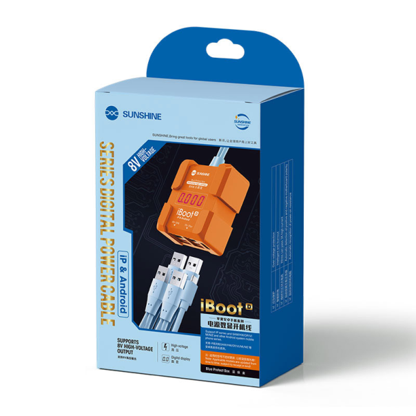 Android Power kabel Sunshine Iboot D za iPhone 8-16 - 617839
