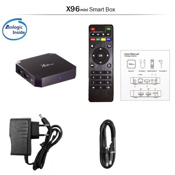 Android Smart TV box X96 mini (2GHz/16GB/2GB) - 201045-1