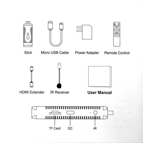 Android Smart USB mini TV Stick 2GB/16GB - 209464