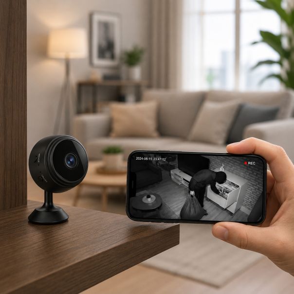 Mini WiFi kamera A9, HD bežična IP kamera sa noćnim snimanjem i detekcijom pokreta - EP3222402
