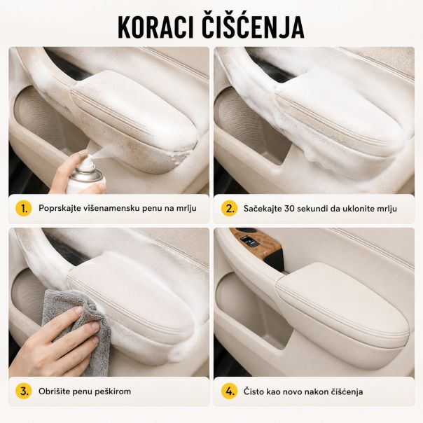 Pena za čišćenje automobila i kuće, 650 ml - EP3211795