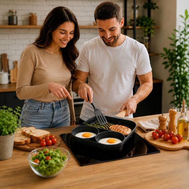 Grill tiganj sa 3 odeljka, ECO friendly - EP3221653