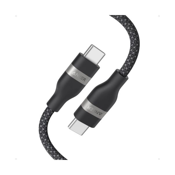 ANKER Kabl Zolo USB tip-C kabl M/M 1m, super brzo punjenje 240W, pleteni, crni - EP2948009