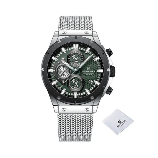 NAVIFORCE 8027 Muški sat, Srebrne boje - ANQORSMZEX
