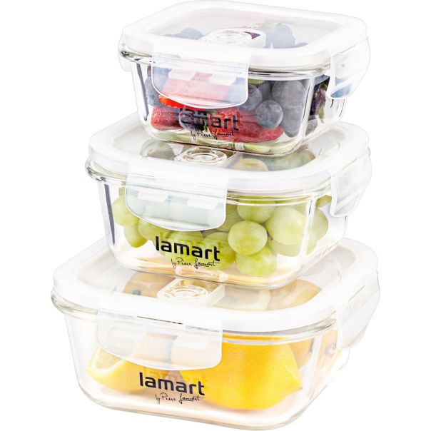 LAMART Set kutija za odlaganje hrane LT6012 - APA01012