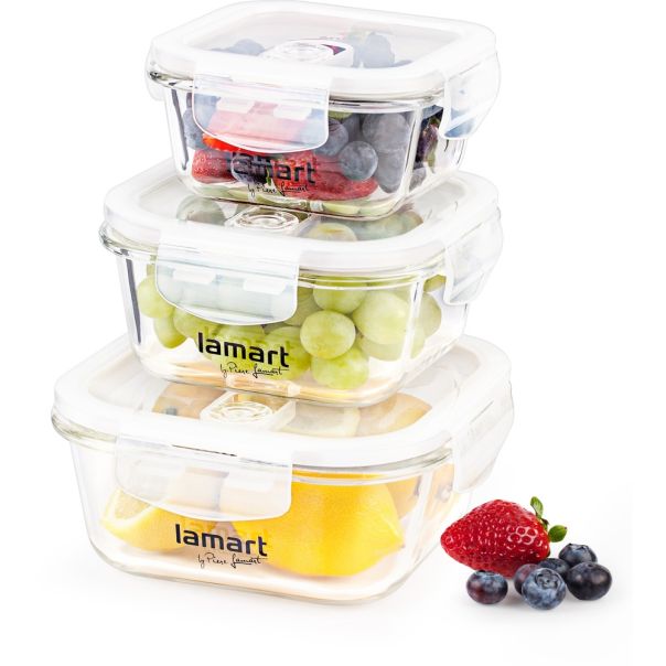 LAMART Set kutija za odlaganje hrane LT6012 - APA01012
