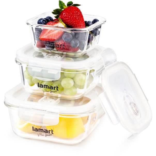 LAMART Set kutija za odlaganje hrane LT6012 - APA01012