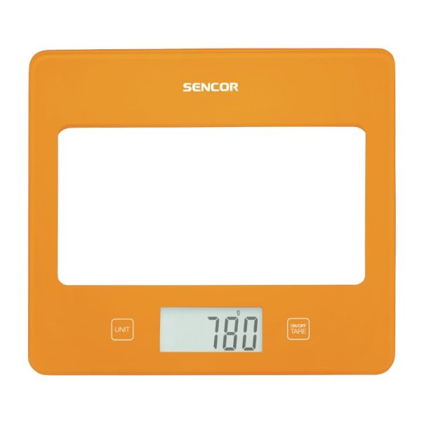 SENCOR Kuhinjska vaga SKS 5033OR, narandžasta - APA01831