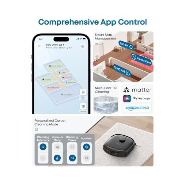 ANKER Robot usisivač sa bazom Eufy Omni E25 HydroJet - EP2945719