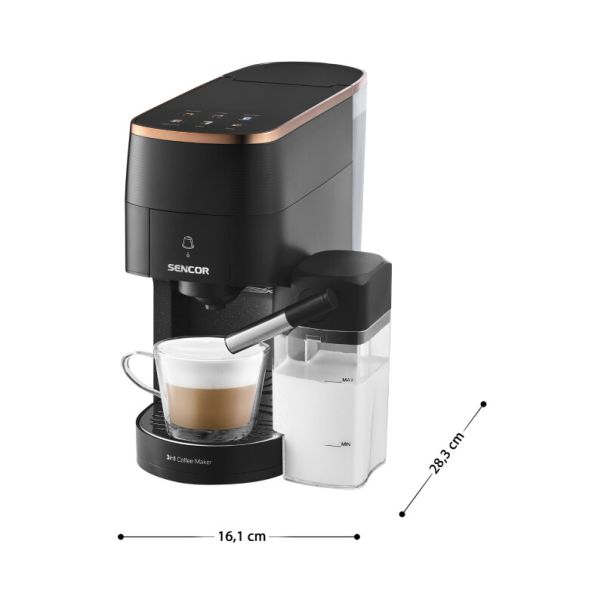 SENCOR  Aparat za espresso kafu  SCC 3000BK - EP2827855