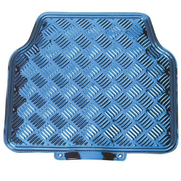 SUMEX Univerzalne gumene patosnice alu look 4kom plave - APA2000