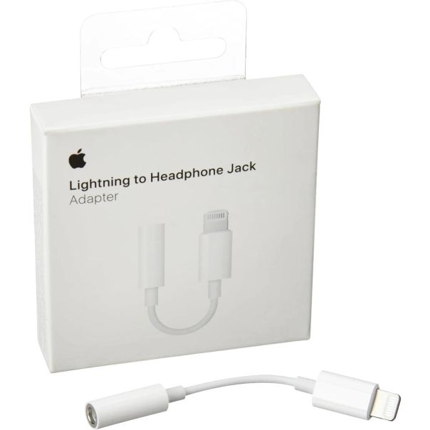 APPLE Stereo adapter 3,5mm/Lightning, bela - 55013