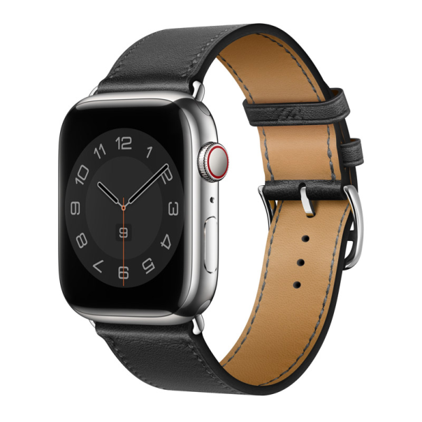 Narukvica za Apple Watch Swift Leather black 42/ 44/ 45/ 49 mm - 602576