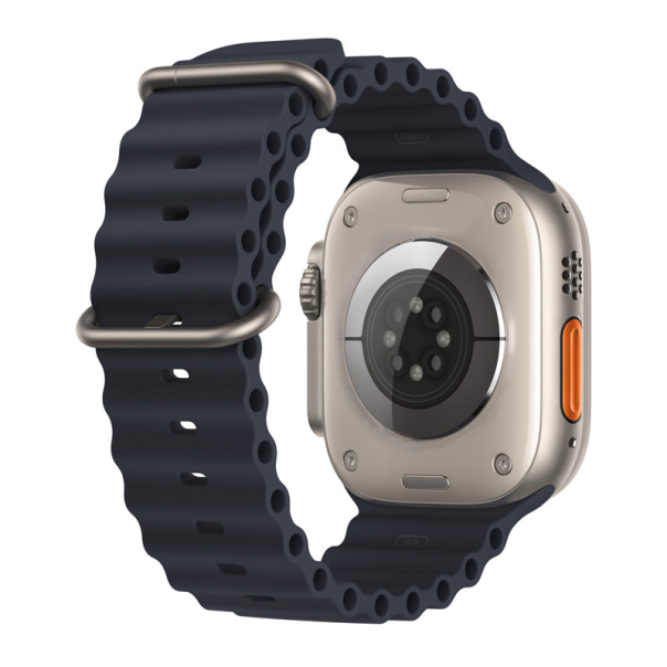 Narukvica za Apple Watch Ultra Ocean Band black 49/ 45/ 44/ 42 mm - 058347