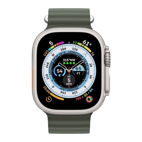 Narukvica za Apple Watch Ultra Ocean Band forest green 49/ 45/ 44/ 42 mm - 059286