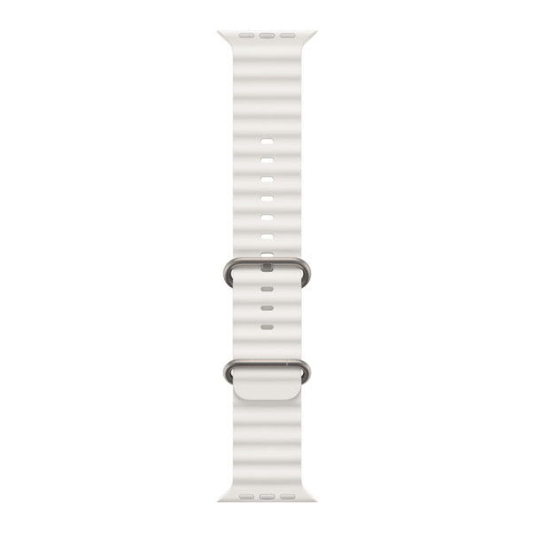 Narukvica za Apple Watch Ultra Ocean Band white 49/ 45/ 44/ 42 mm - 058349